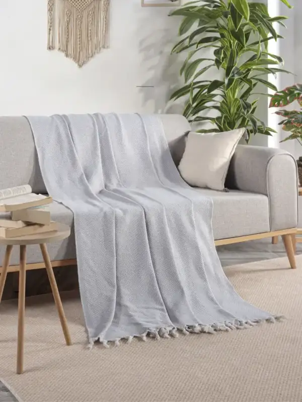 Cotton Sofa Throw, 200×230