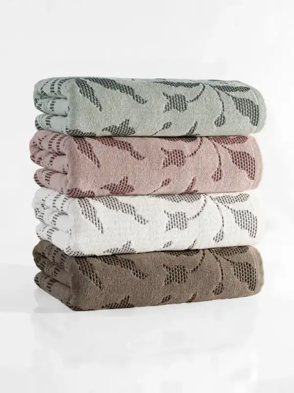 Bath Towel Set, 4 pcs