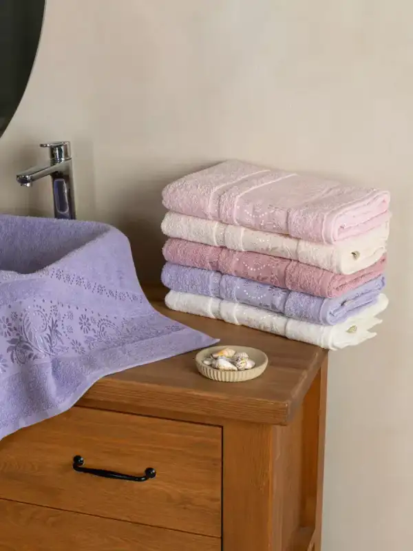 Bath Towel Set, 6 pcs