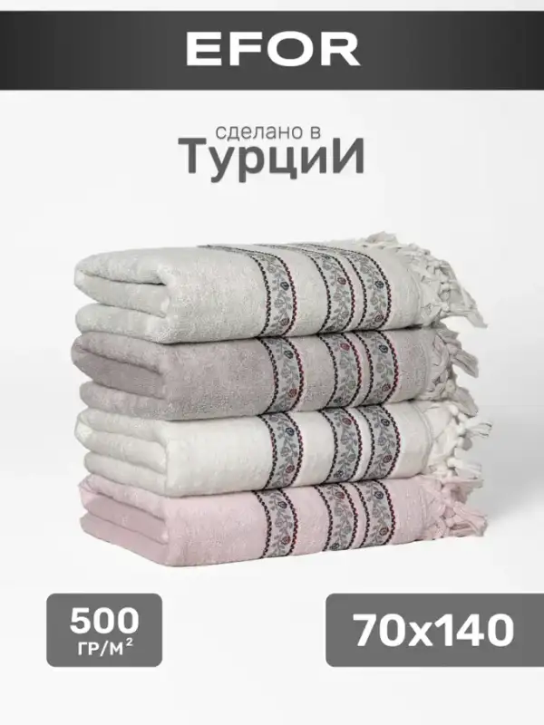 Banyo Havlusu Seti, 4'lü