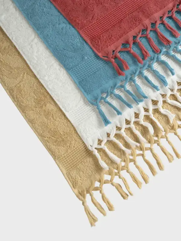 Bath Towel Set, 4 pcs